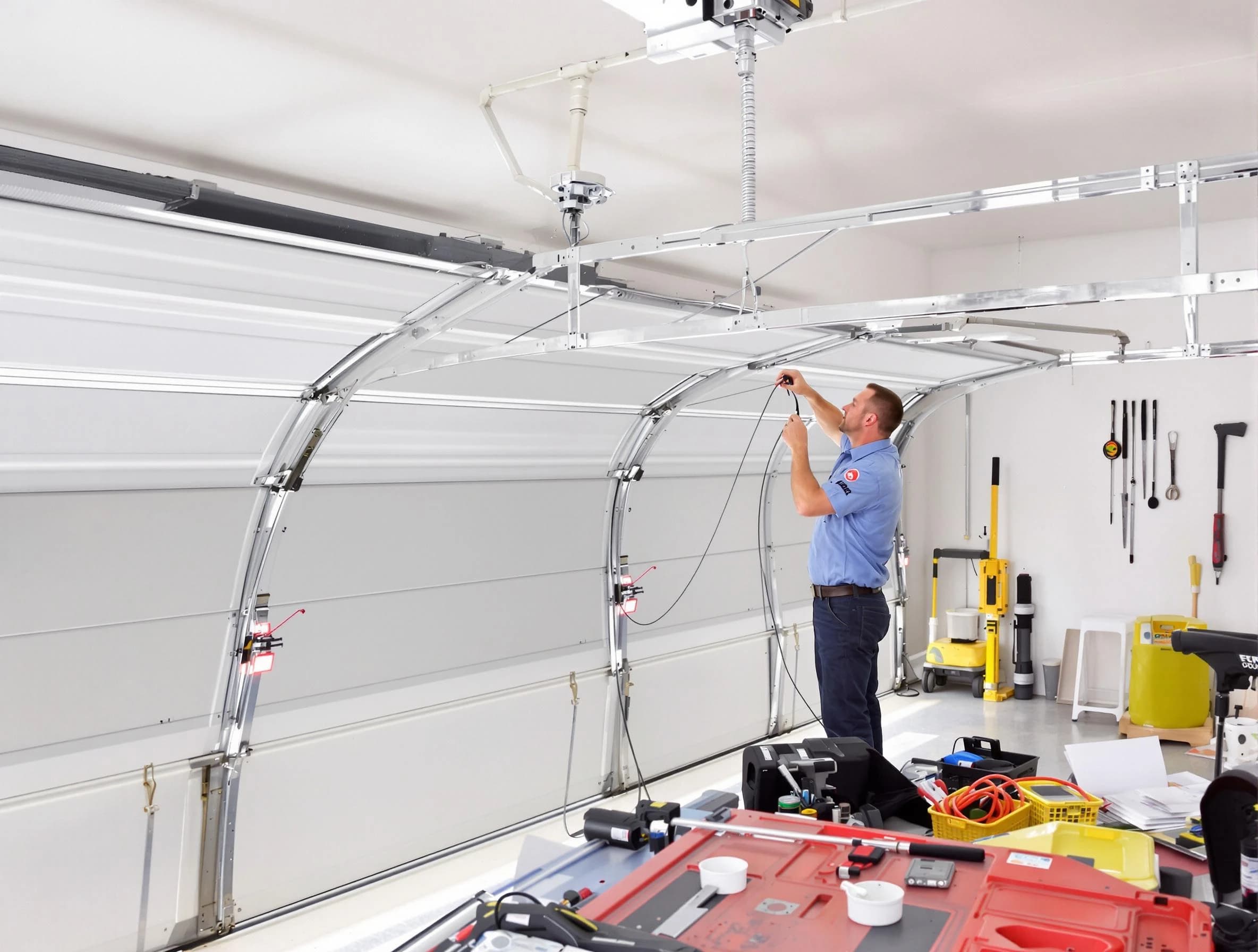 Garage door cable repair service by Alpharetta Garage Door Repair in Alpharetta