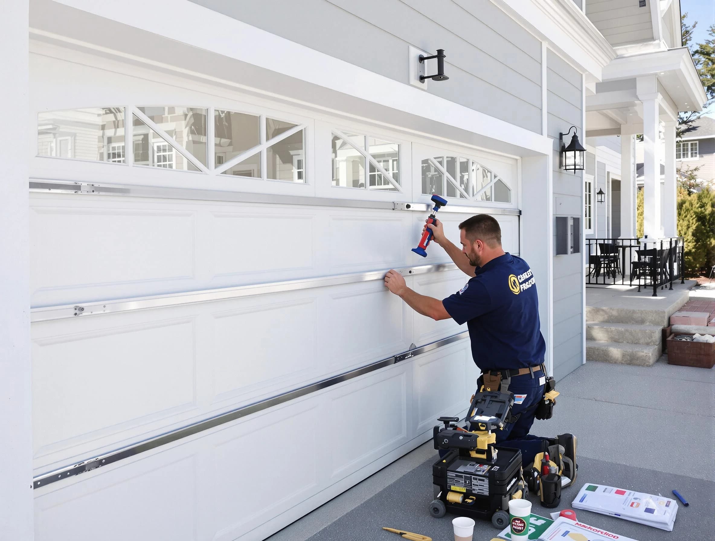 Professional garage door installation by Alpharetta Garage Door Repair in Alpharetta