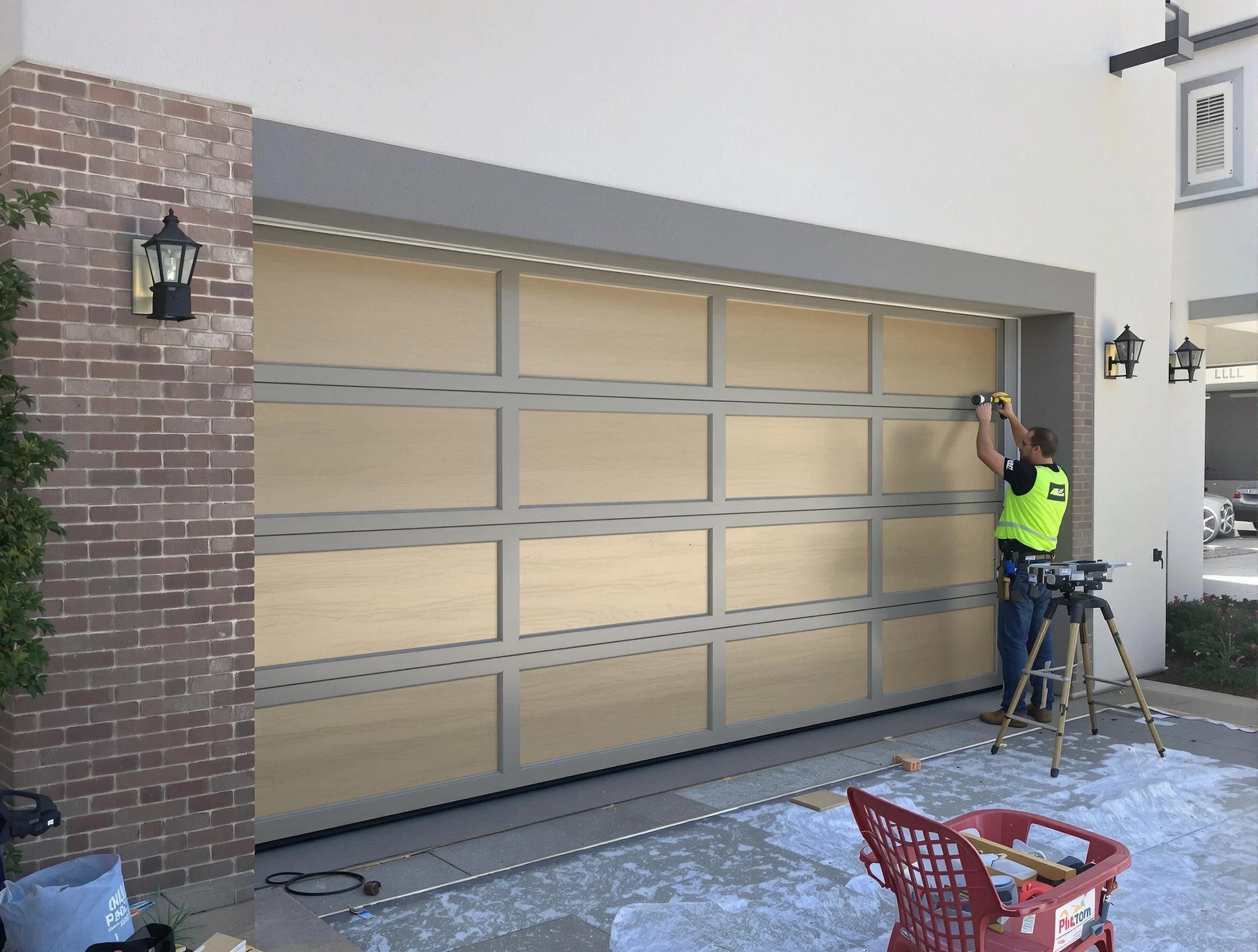 Garage door replacement service by Alpharetta Garage Door Repair in Alpharetta