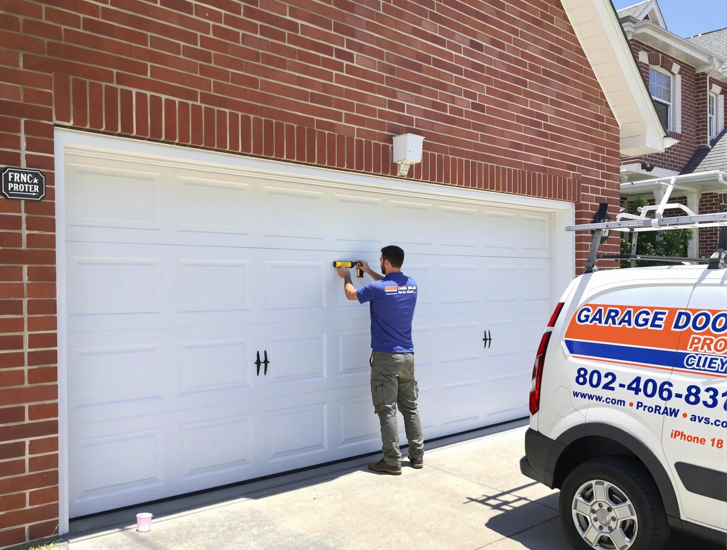 Local garage door repair service by Alpharetta Garage Door Repair in Alpharetta