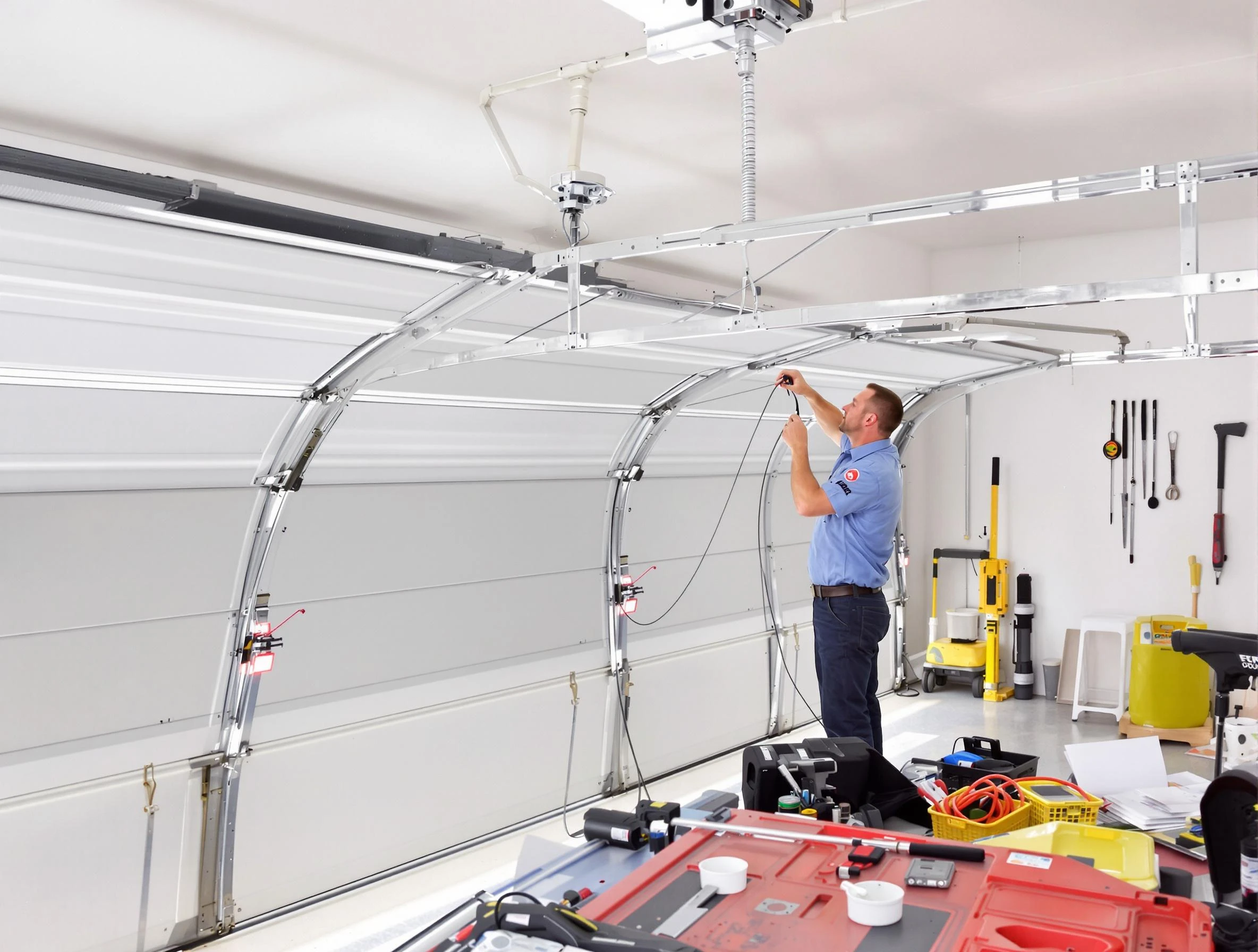Garage door cable repair service by Alpharetta Garage Door Repair in Alpharetta