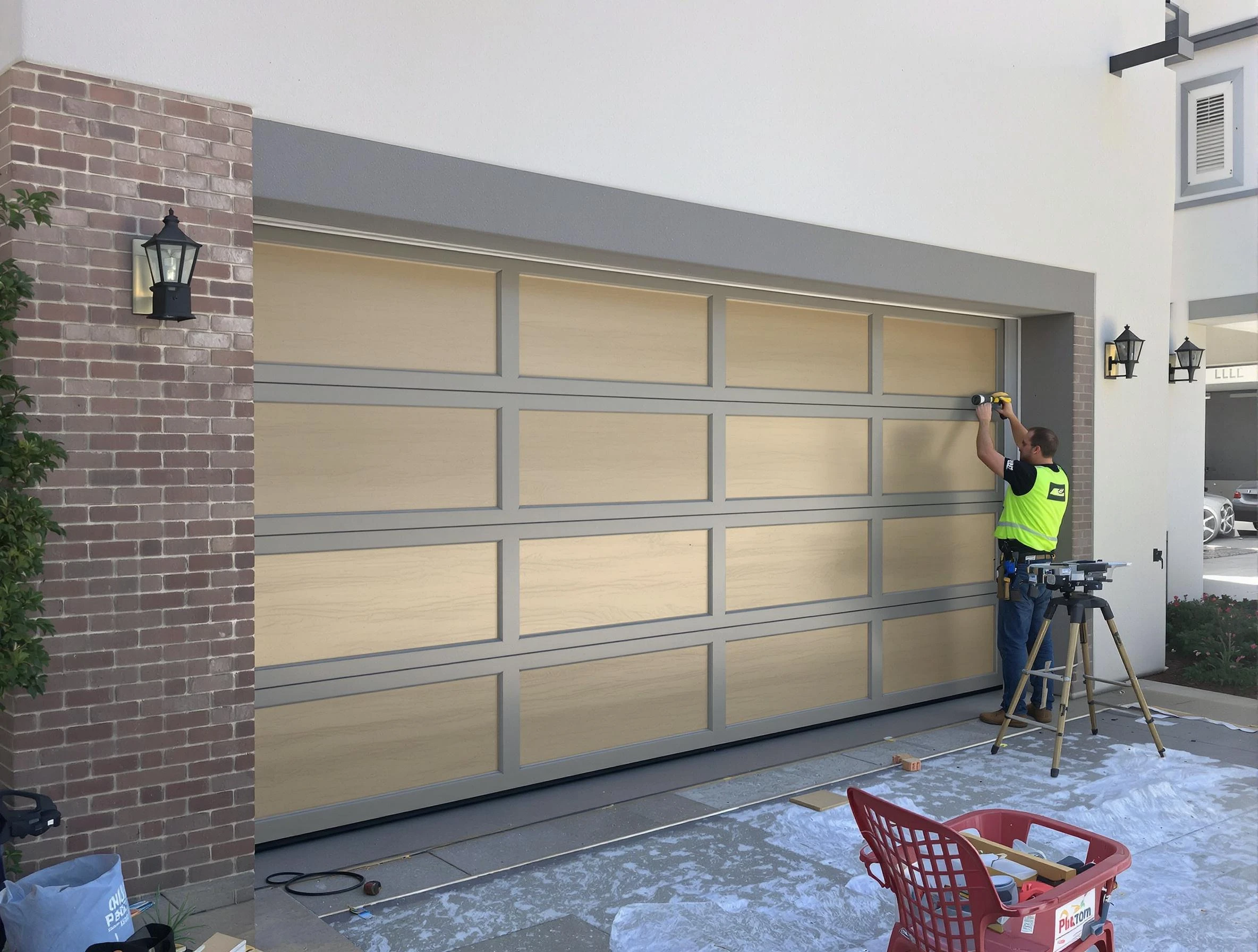 Garage door replacement service by Alpharetta Garage Door Repair in Alpharetta