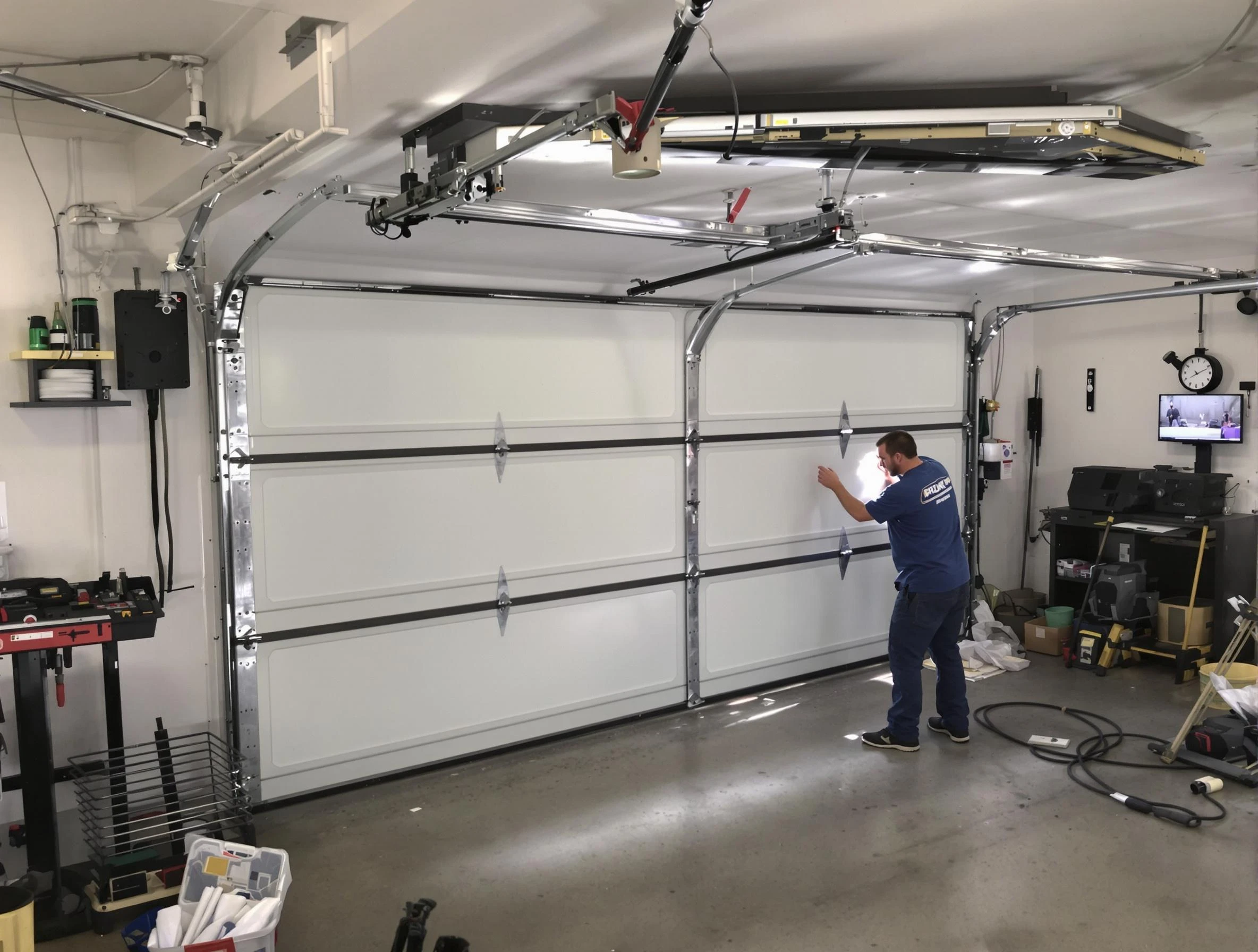 Professional garage door repair service by Alpharetta Garage Door Repair in Alpharetta