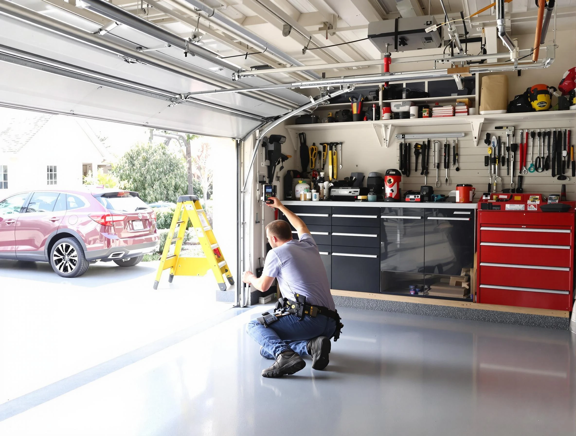 Local garage door repair service by Alpharetta Garage Door Repair in Alpharetta